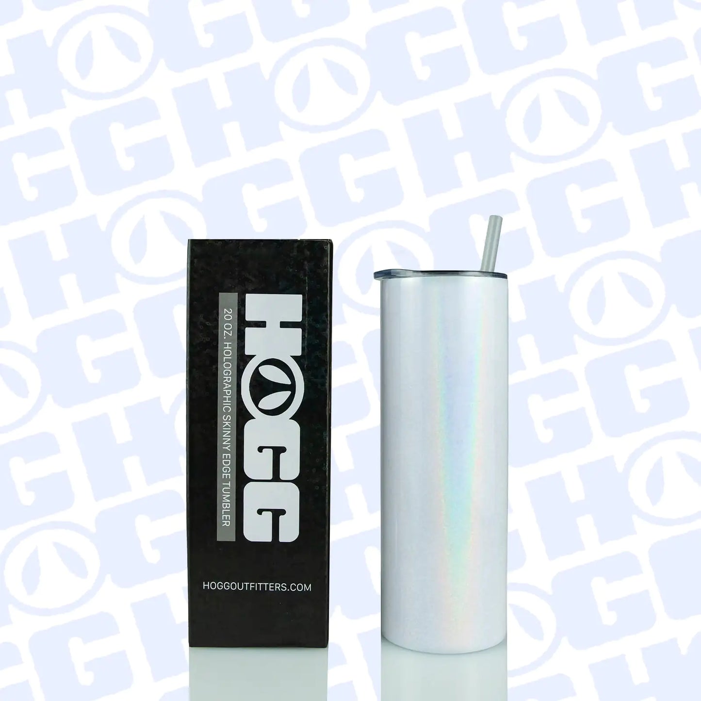 20oz SUBLIMATABLE HOLOGRAPHIC SKINNY EDGE TUMBLER