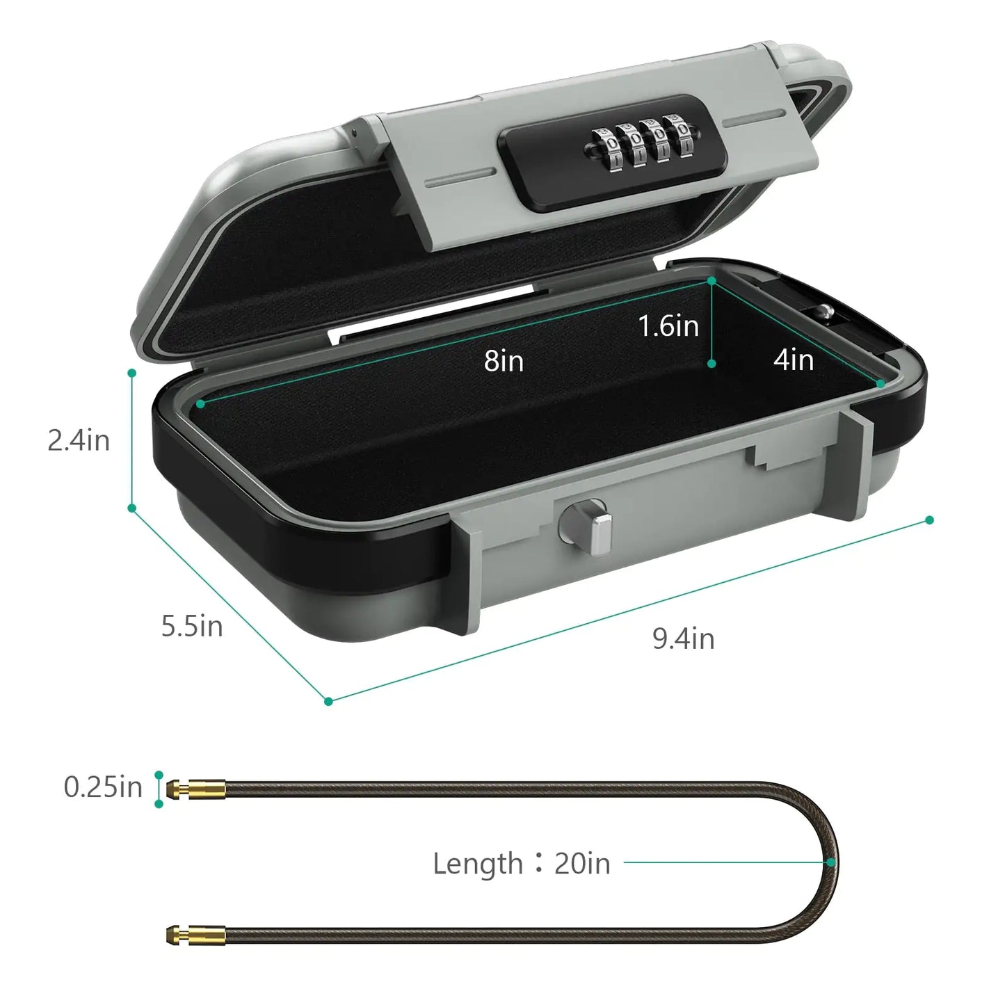 Portable Combination Lockbox