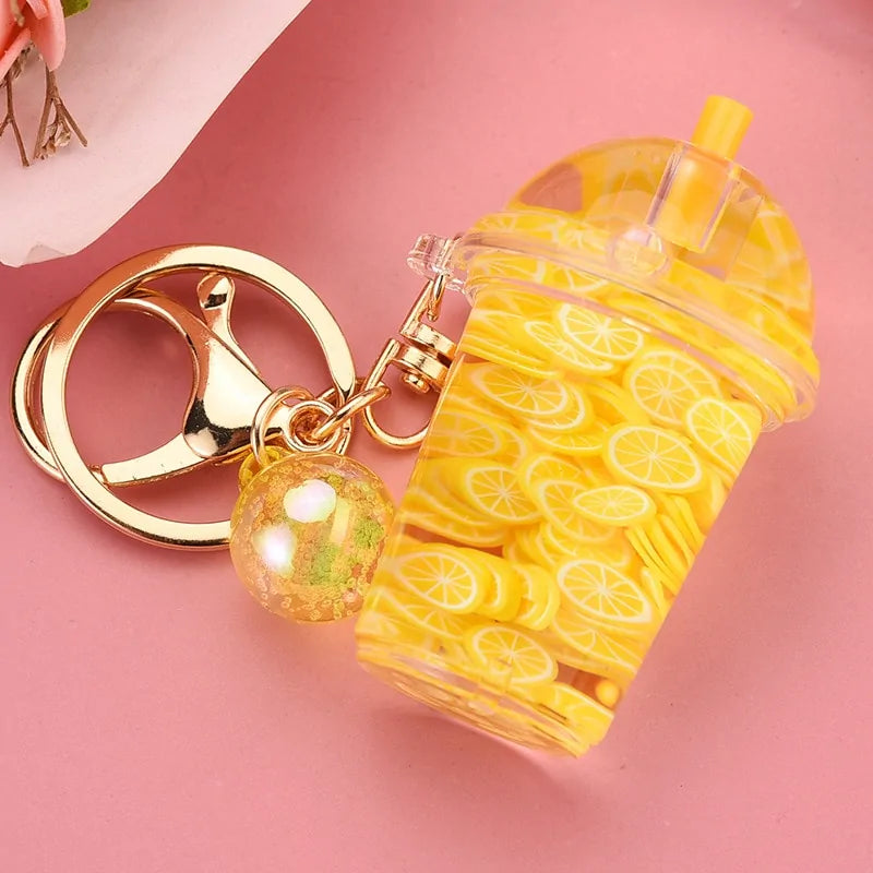 Fruit Floating Keychain