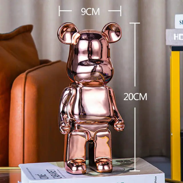 Luxurious Bearbrick Statue Desk Accessories