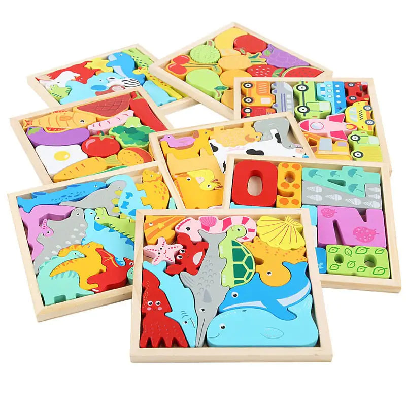 3D Wooden Puzzle