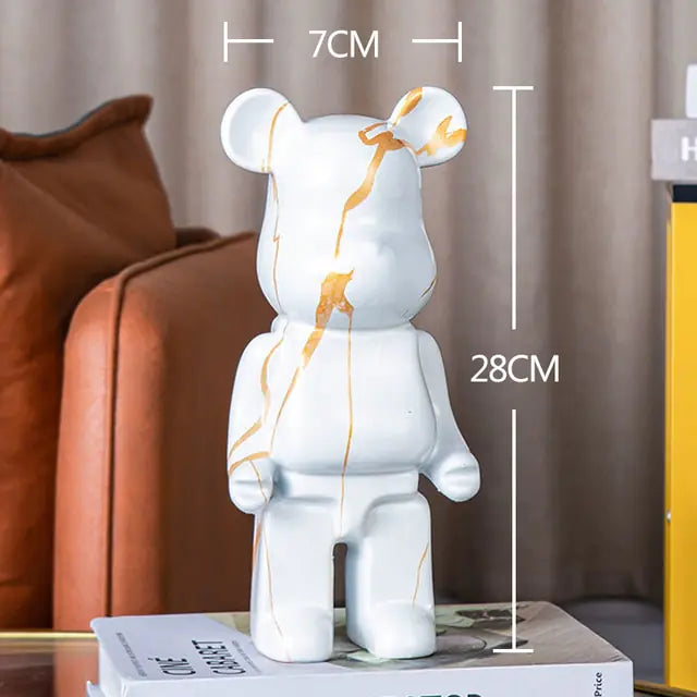 Luxurious Bearbrick Statue Desk Accessories