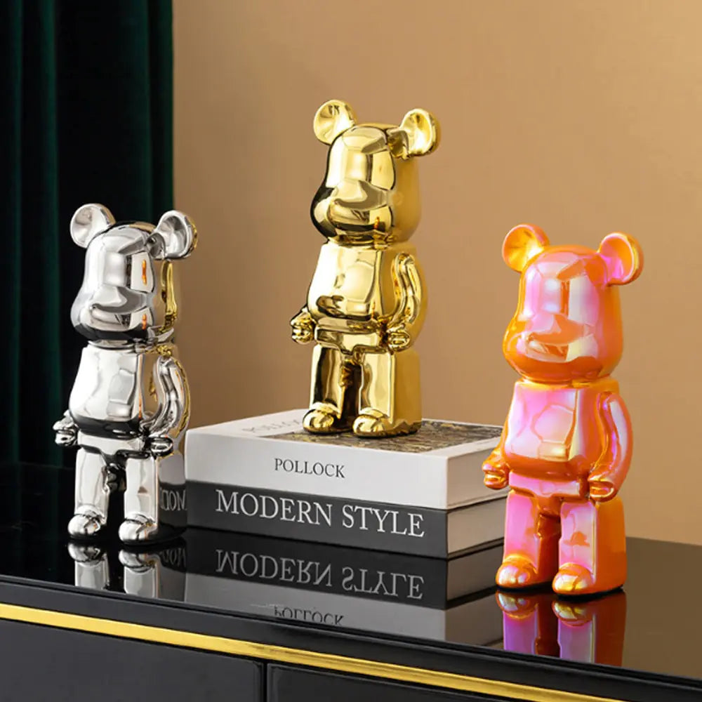 Luxurious Bearbrick Statue Desk Accessories