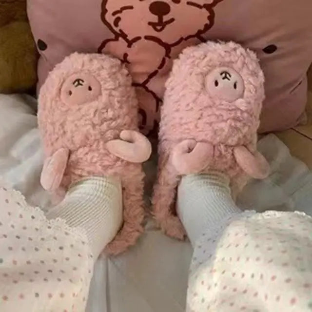 Fluffy Cute Animal Slippers