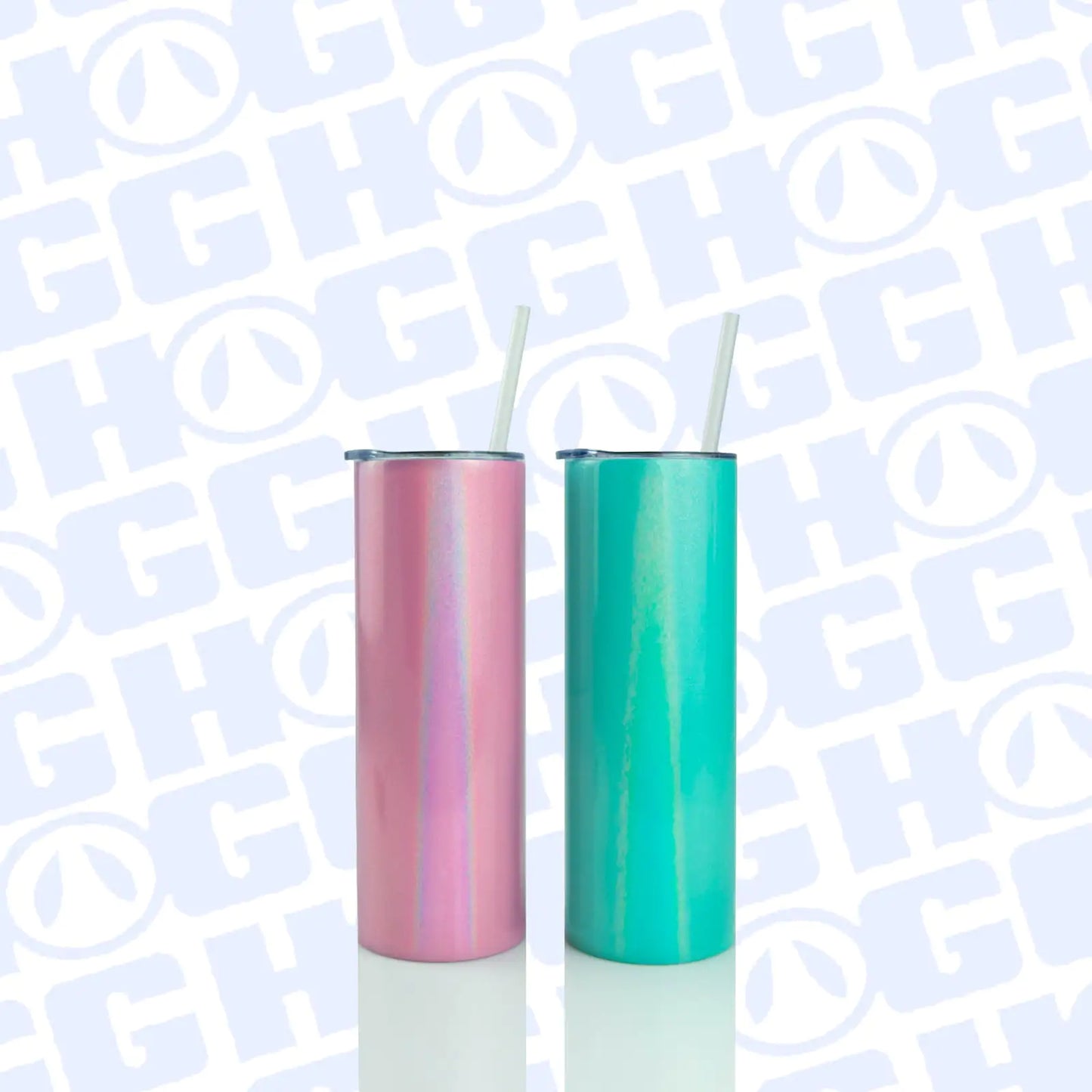 20oz SUBLIMATABLE HOLOGRAPHIC SKINNY EDGE TUMBLER