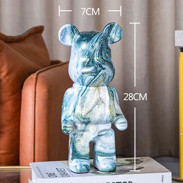 Luxurious Bearbrick Statue Desk Accessories