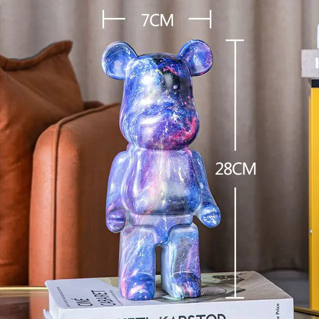 Luxurious Bearbrick Statue Desk Accessories