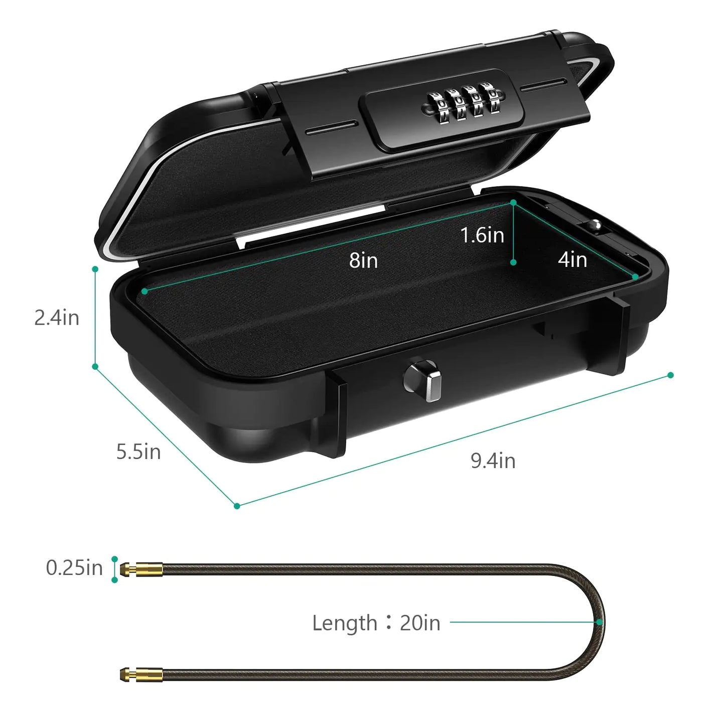 Portable Combination Lockbox