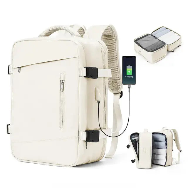 Expandable Anti-Theft Travel Backpack