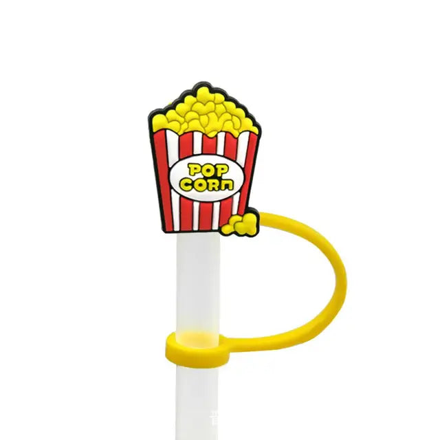 Creative Silicone Stopper for Glass Straw