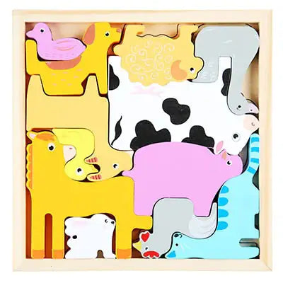 3D Wooden Puzzle