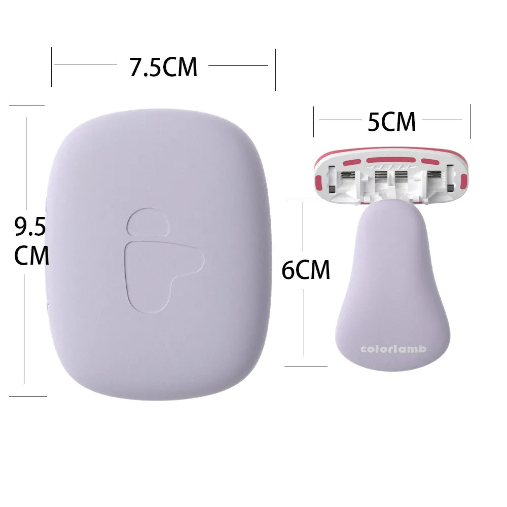 Colorlamb Portable Women Razor for Shaving