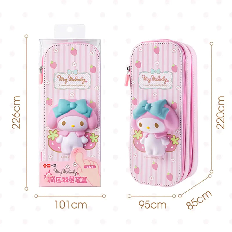 Sanrio PU Large Capacity Pencil Case