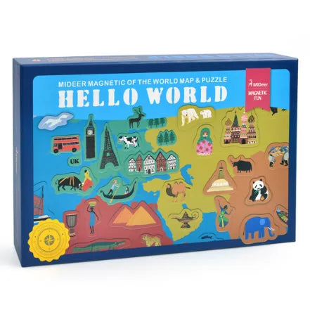 Hello World! Magnetic World Map