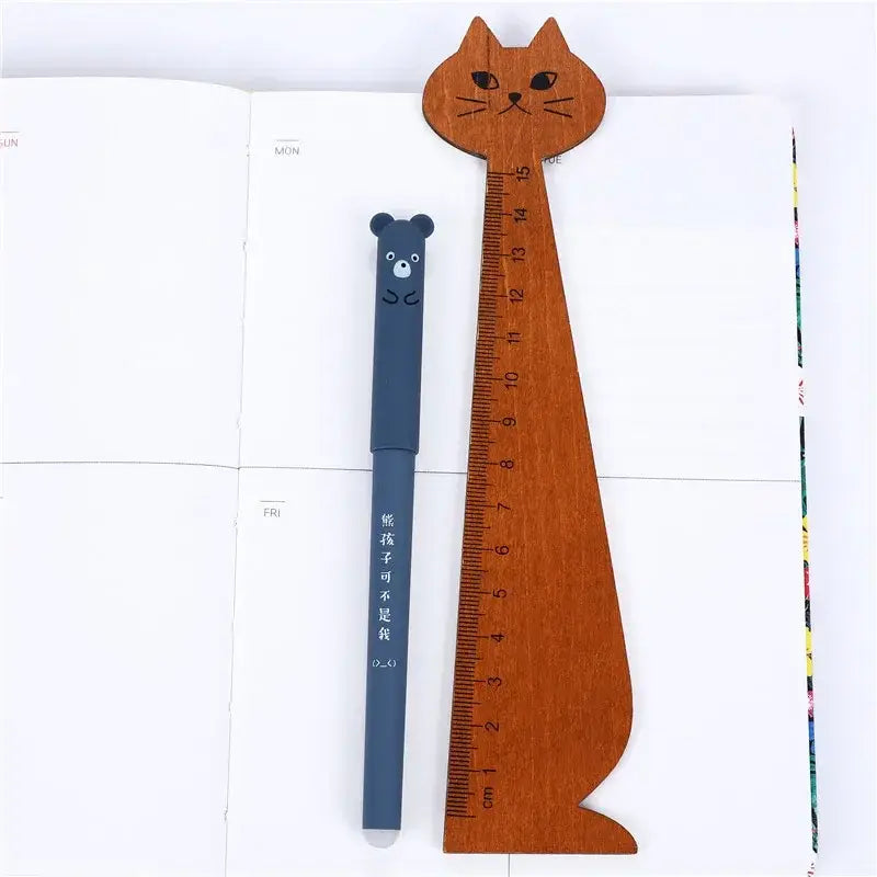 Kawaii Animal Erasable Gel Pen Set: Office Stationery