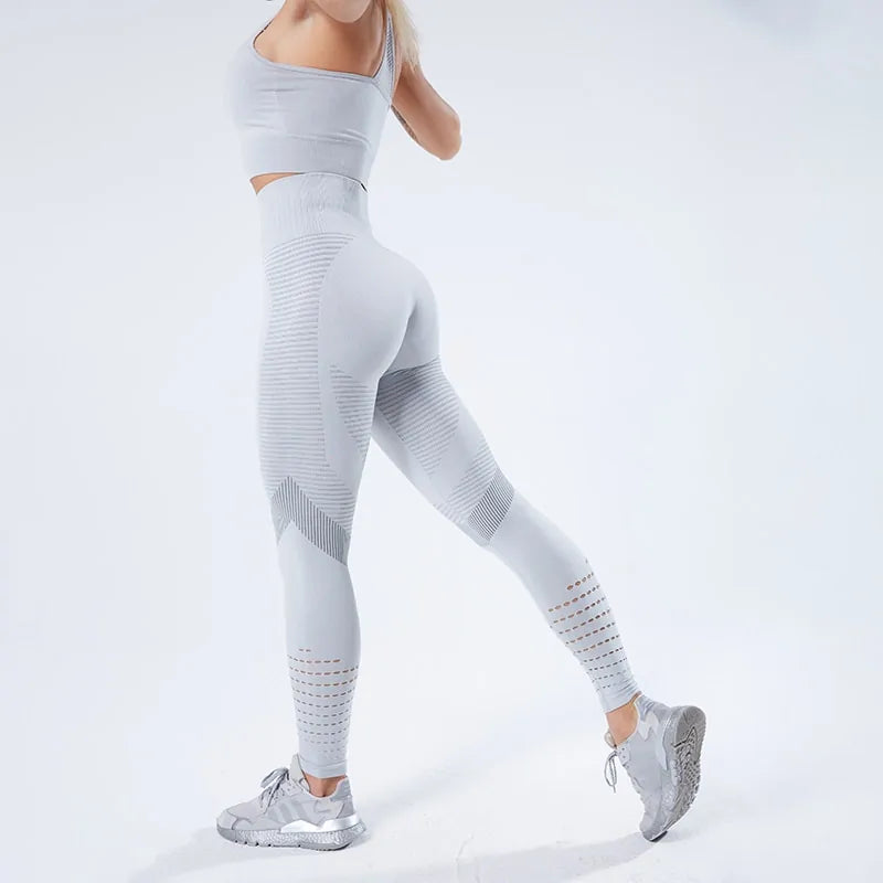 CHRLEISURE Seamless High Waist Push-Up Leggings: 2020 New Women's Fitness Leggings