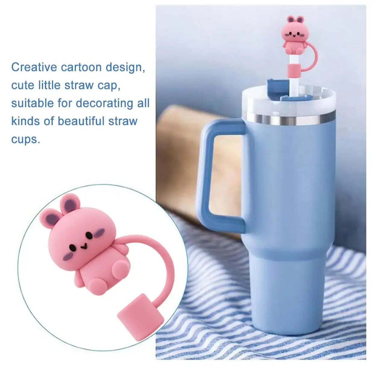 Animal Shape Reusable Straw