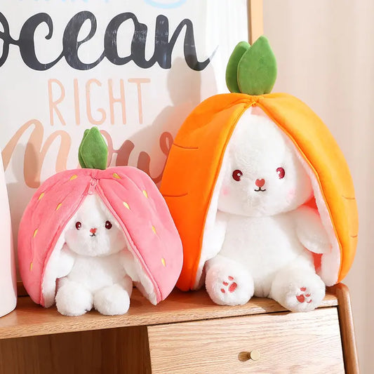 Kawaii Fruit Transfigured Bunny Plush Toy