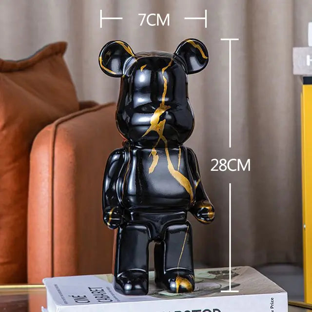 Luxurious Bearbrick Statue Desk Accessories