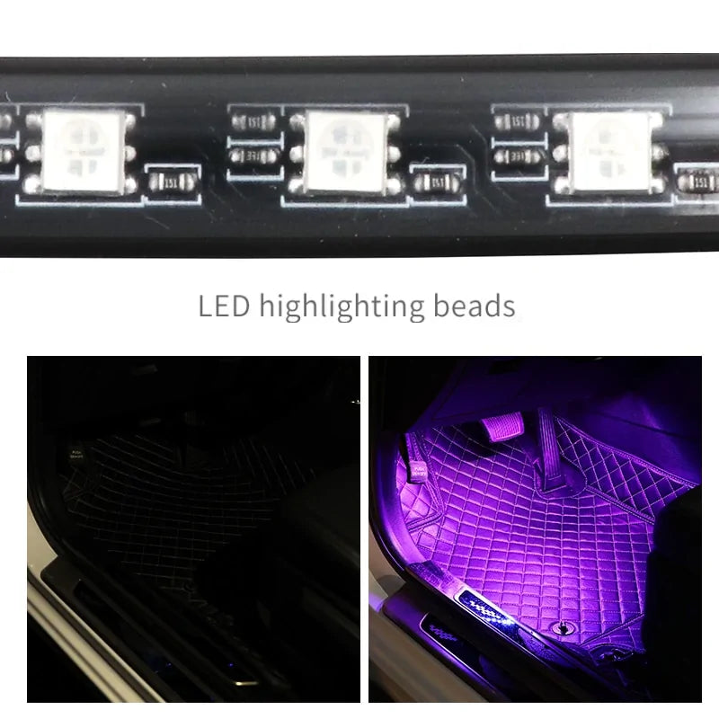 LED Car Foot Light Ambient Lamp with Wireless Remote