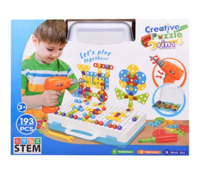 3d Creative Mosaic Puzzle Toys