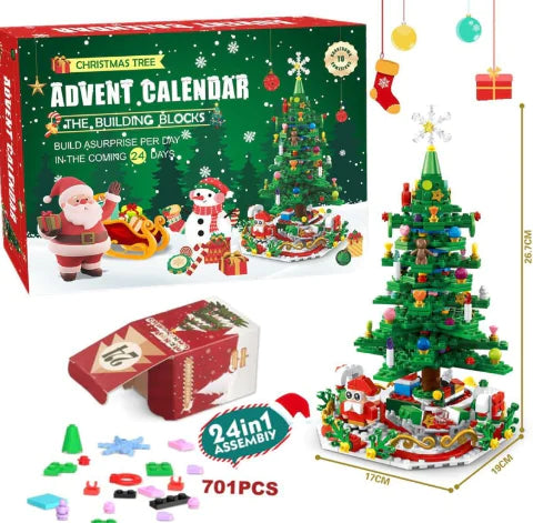 Christmas Countdown Building Blocks