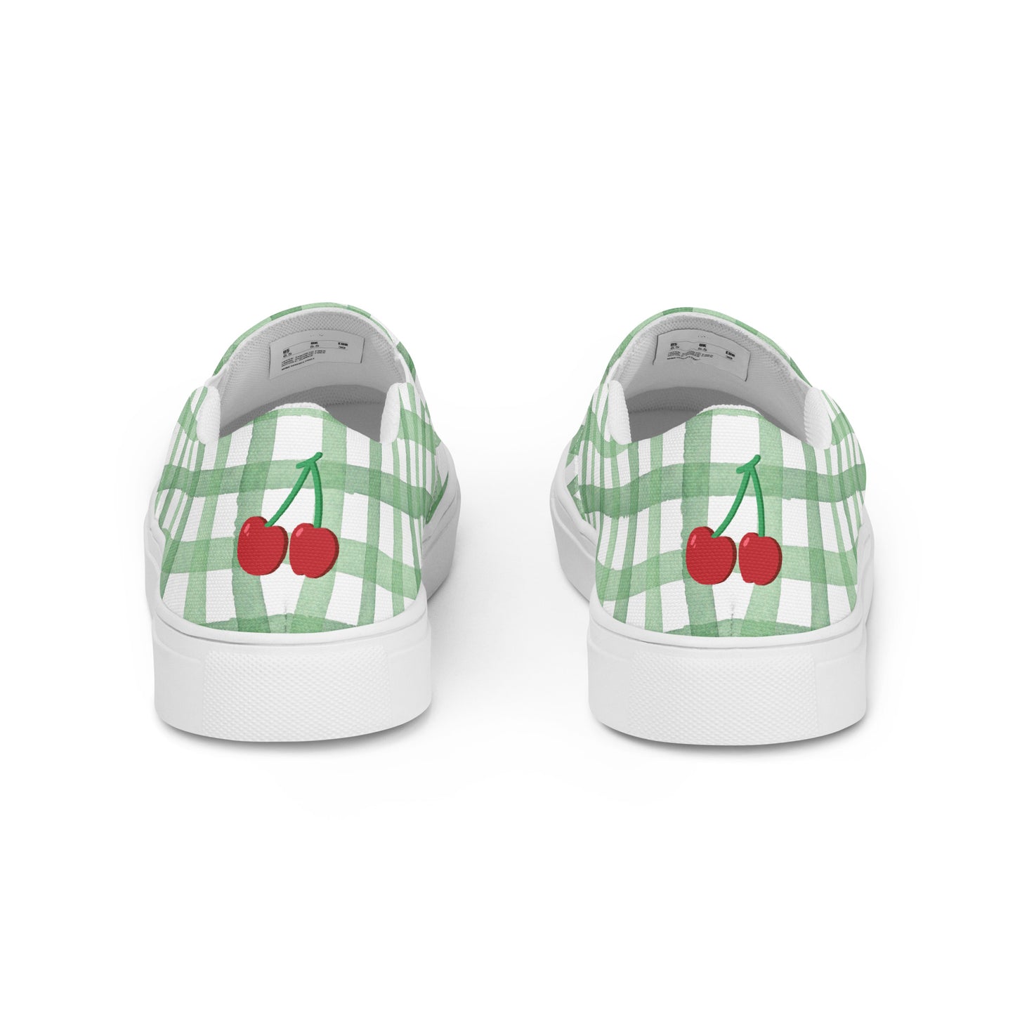 Women’s slip-on canvas shoes (Cherries)