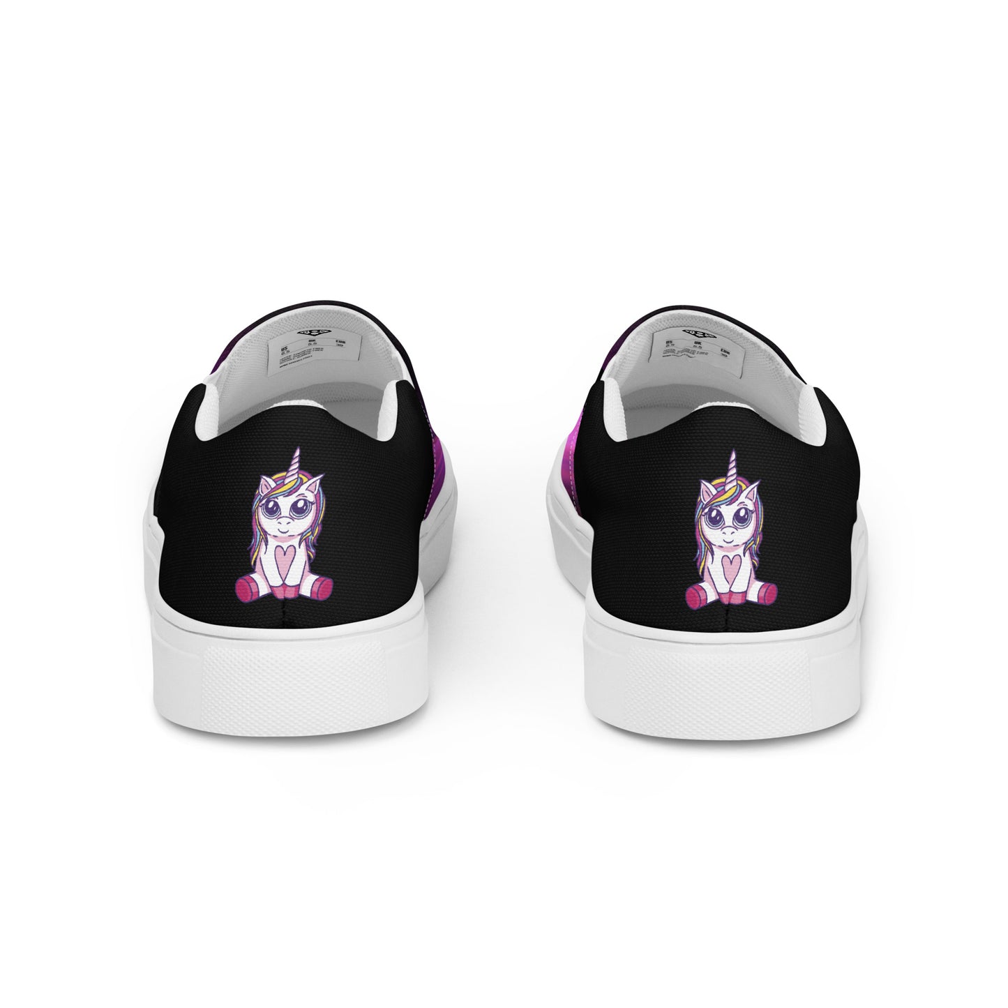 Women’s slip-on canvas shoes (Cute Unicorn)