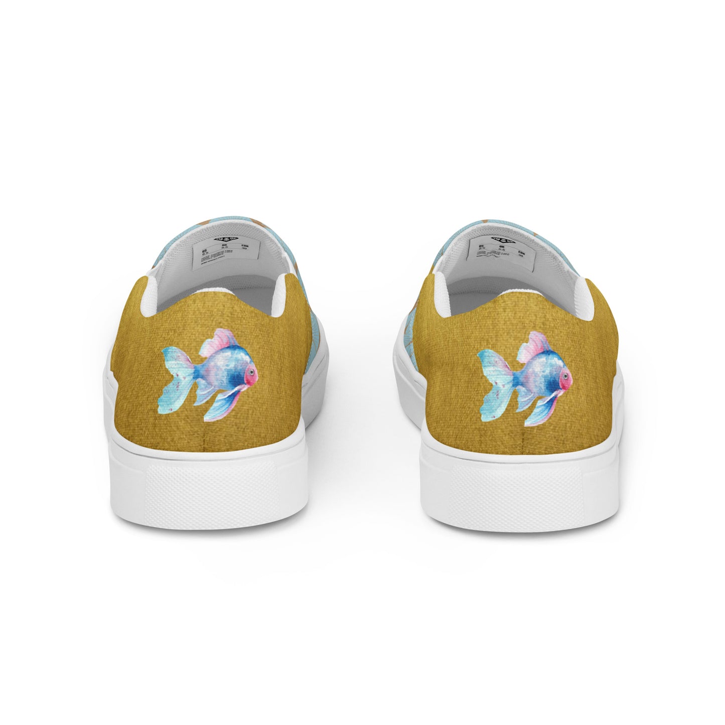 Women’s slip-on canvas shoes (Colorful Fish)