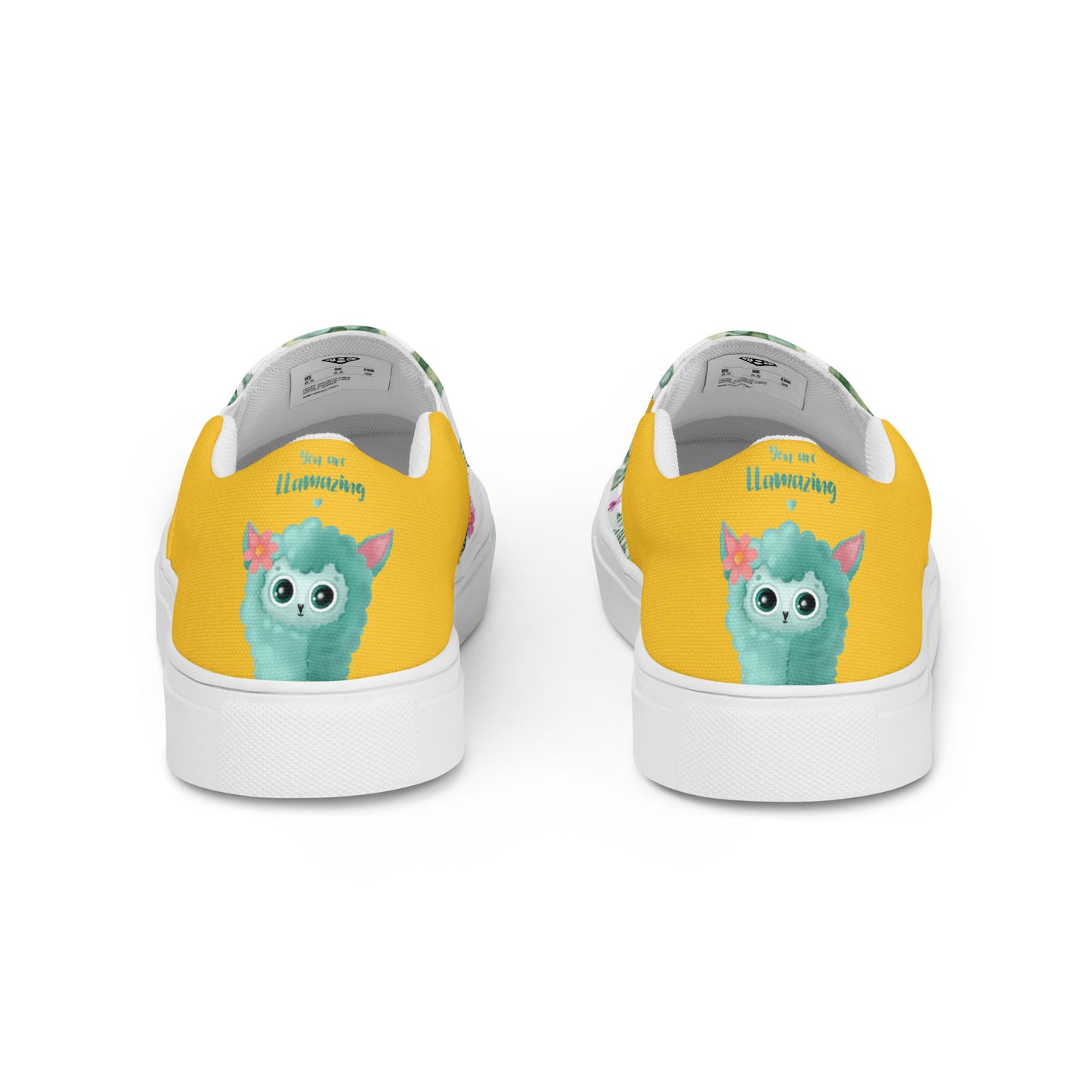 Women’s slip-on canvas shoes (Llama)