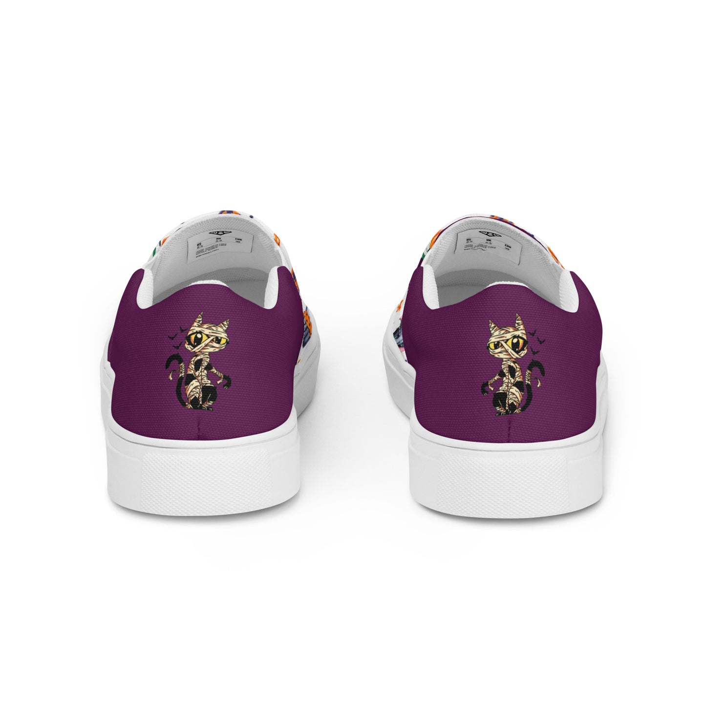 Women’s slip-on canvas shoes (Halloween2-Mummy Cat)