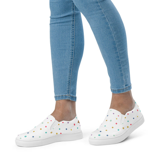 Women’s slip-on canvas shoes (Bright Butterfly)