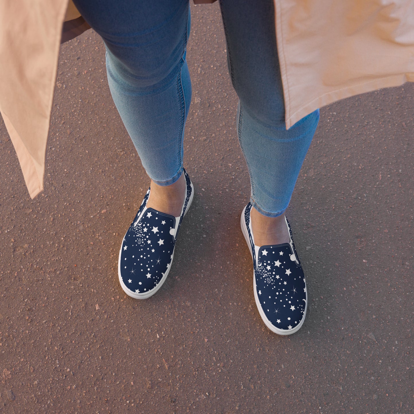 Women’s slip-on canvas shoes (Explore the Universe)