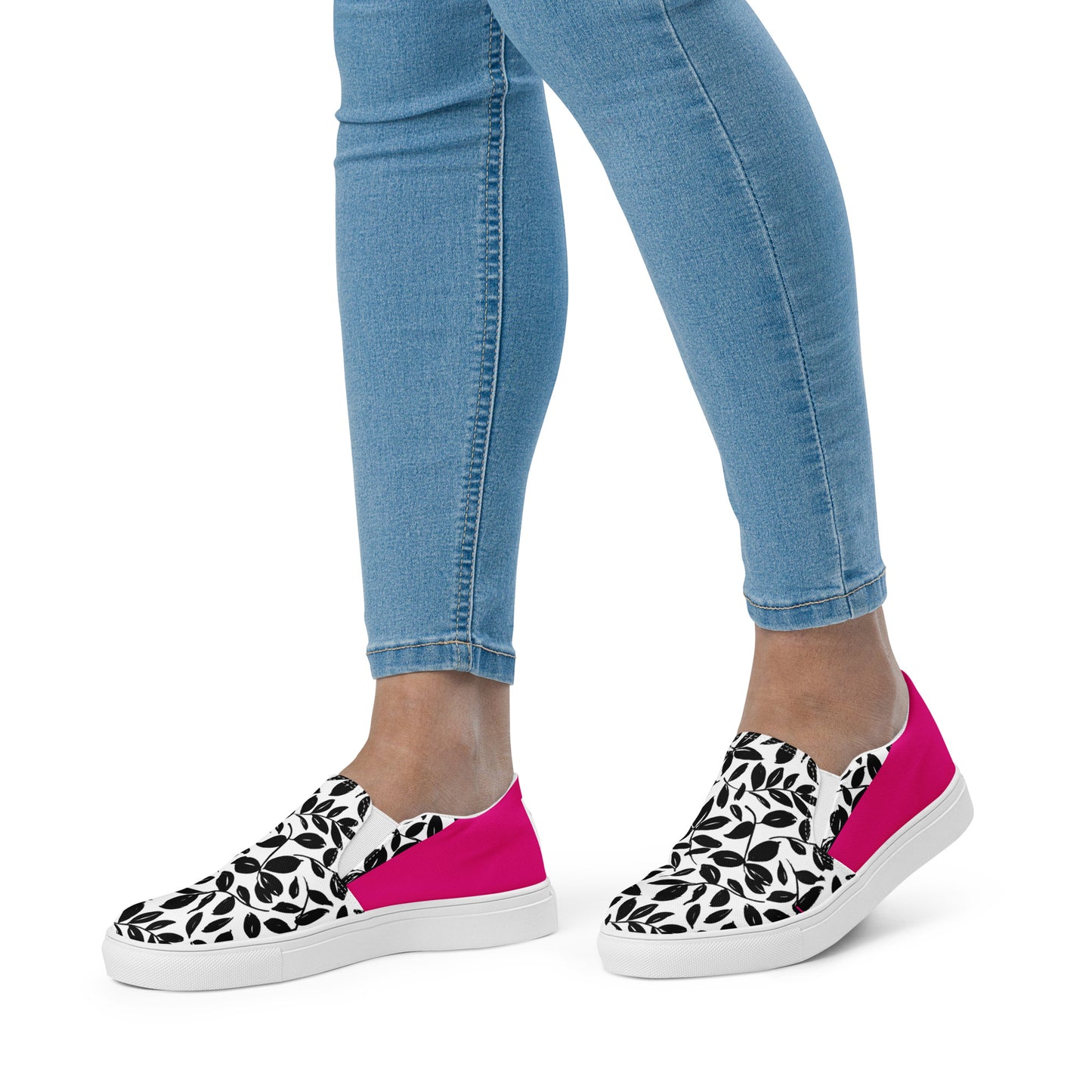 Women’s slip-on canvas shoes (Panda)