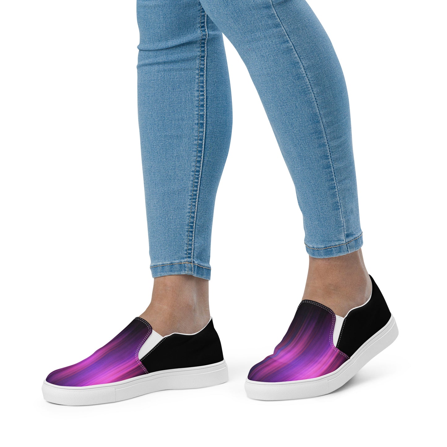 Women’s slip-on canvas shoes (Cute Unicorn)