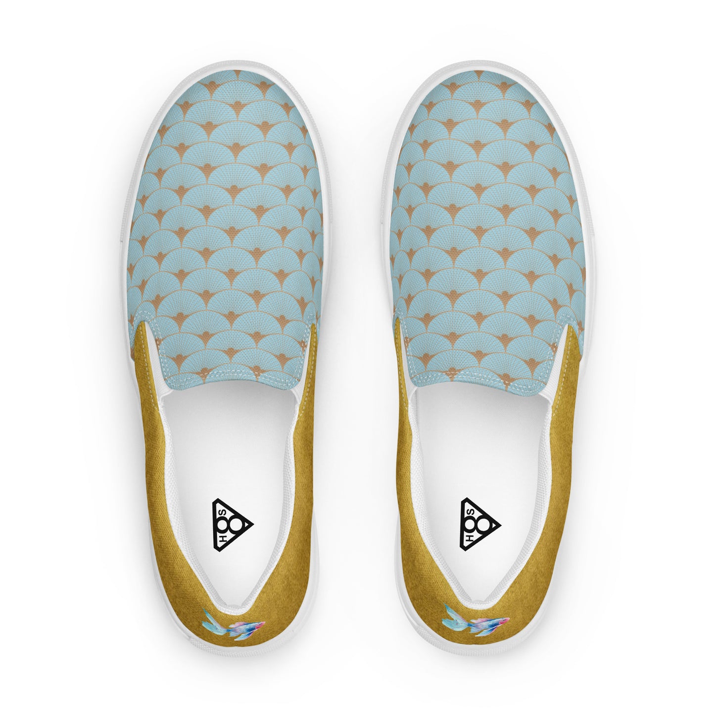 Women’s slip-on canvas shoes (Colorful Fish)