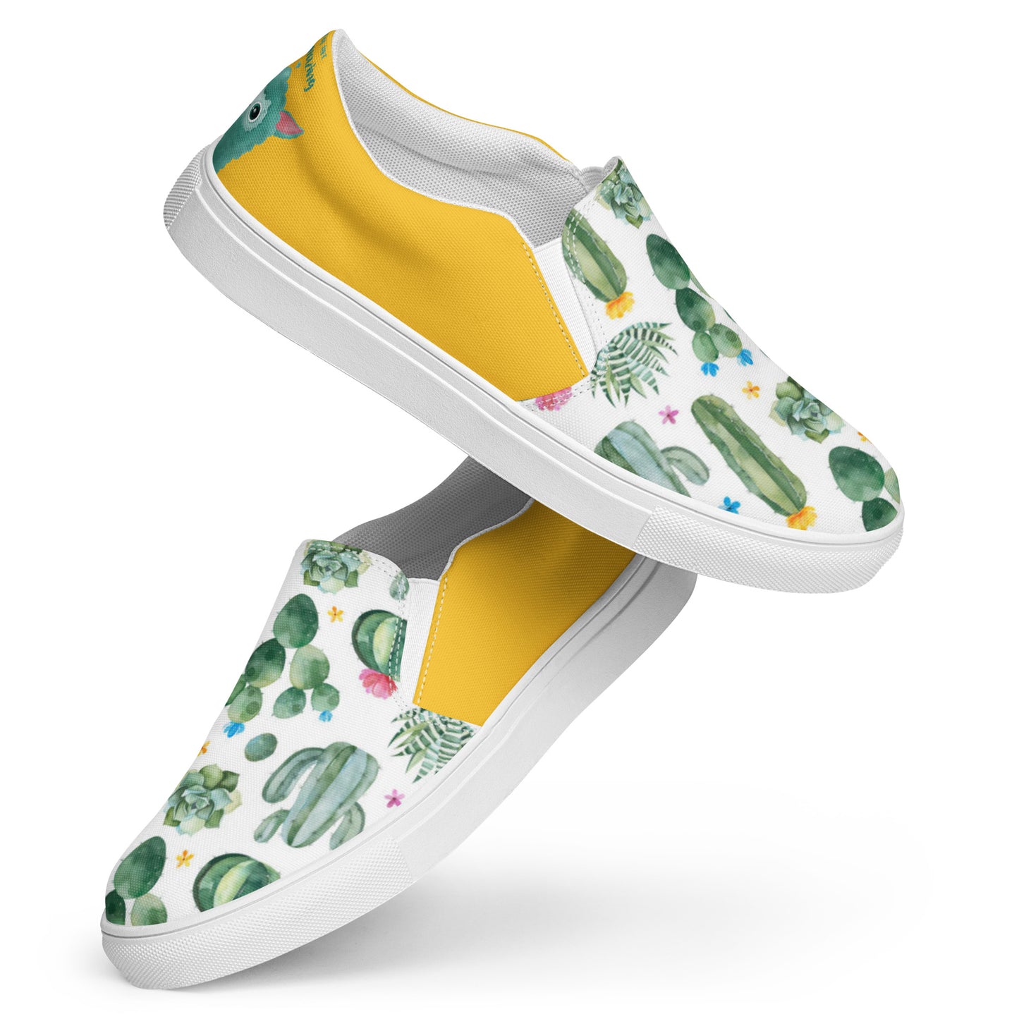 Women’s slip-on canvas shoes (Llama)