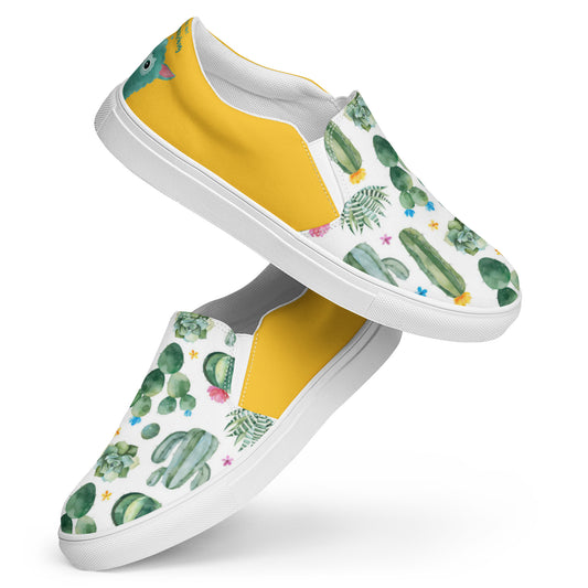 Women’s slip-on canvas shoes (Llama)