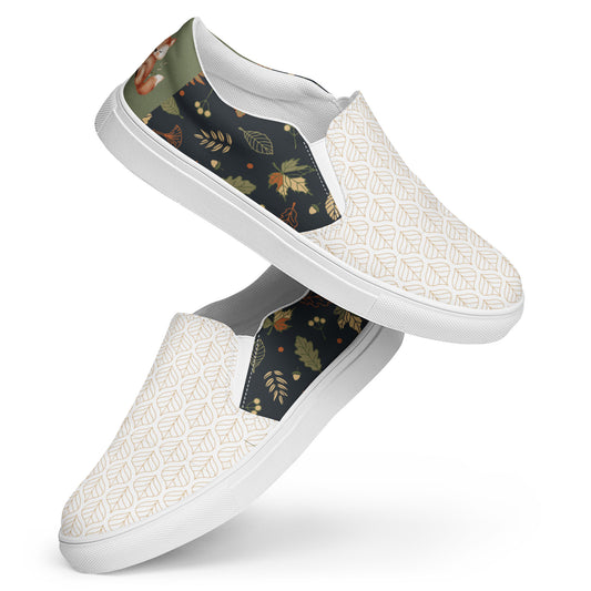 Women’s slip-on canvas shoes (Autumn Fox)