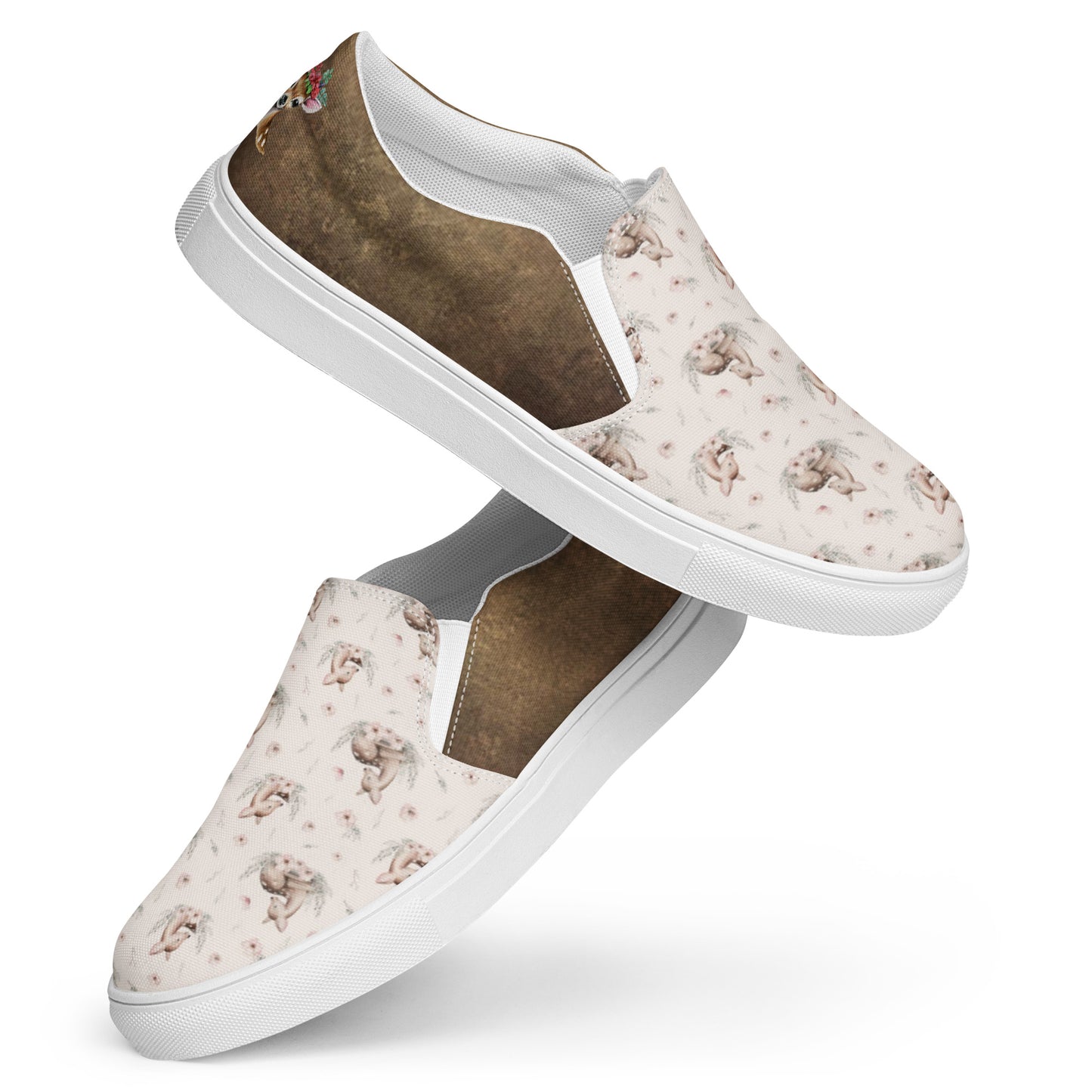 Women’s slip-on canvas shoes (Fawn)