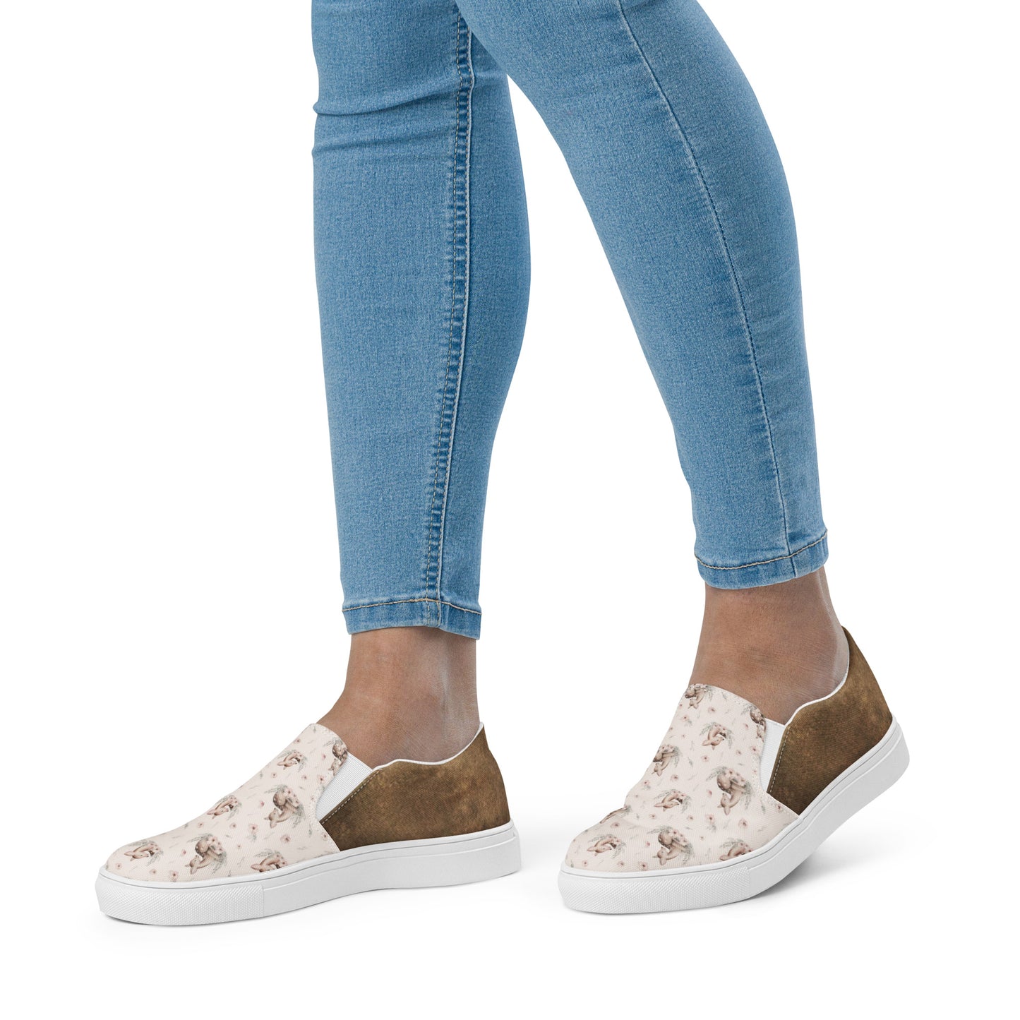 Women’s slip-on canvas shoes (Fawn)