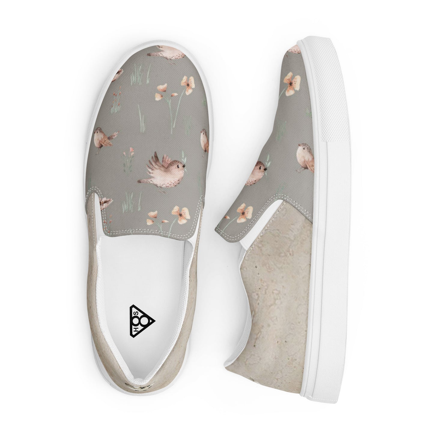 Women’s slip-on canvas shoes (Curious Owl)