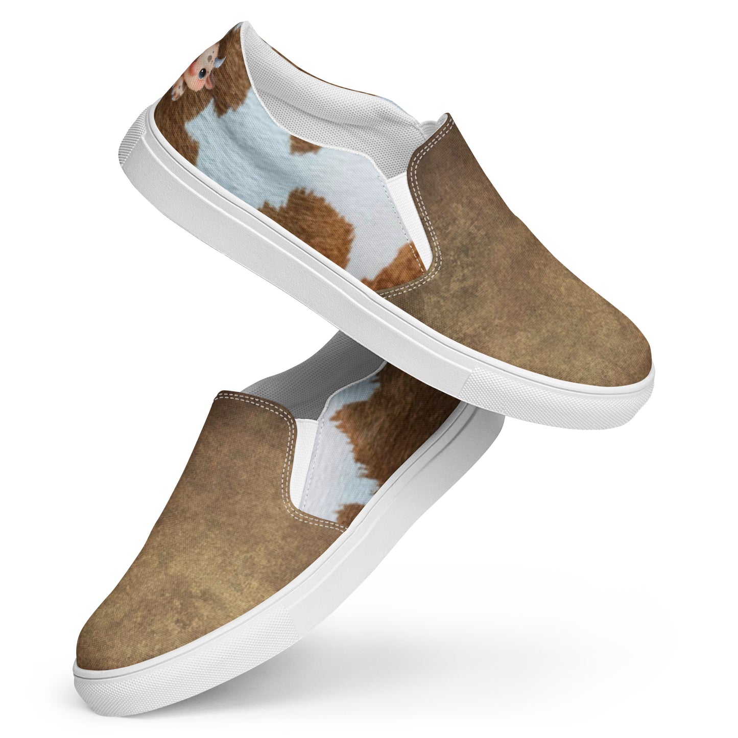 Women’s slip-on canvas shoes (Cute Calf)