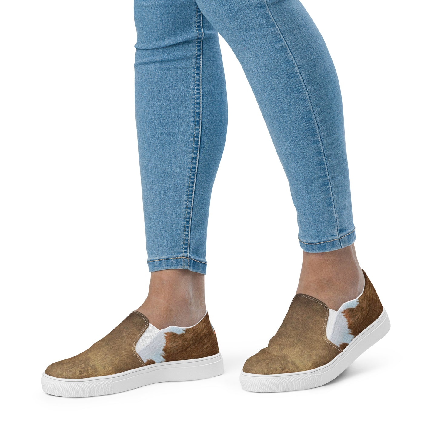 Women’s slip-on canvas shoes (Cute Calf)