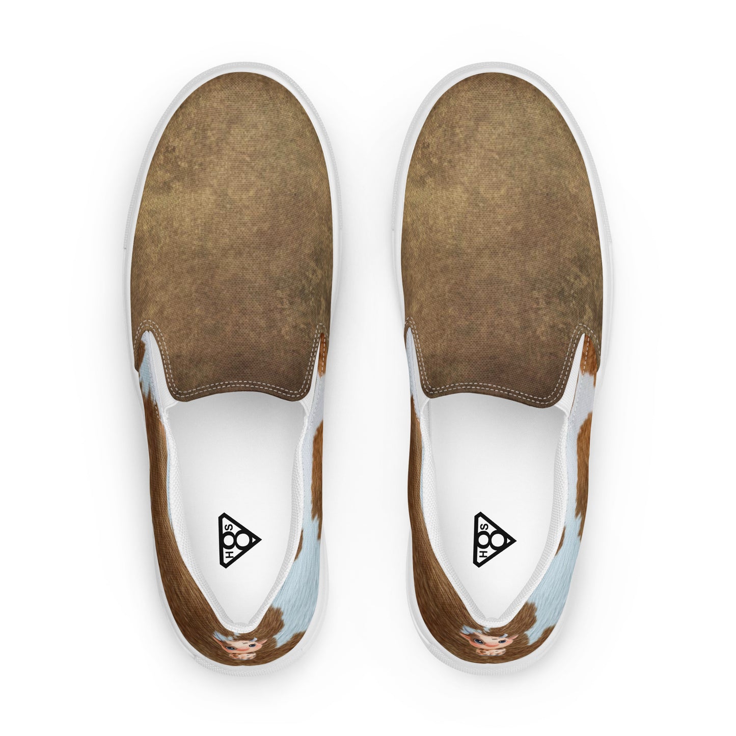 Women’s slip-on canvas shoes (Cute Calf)