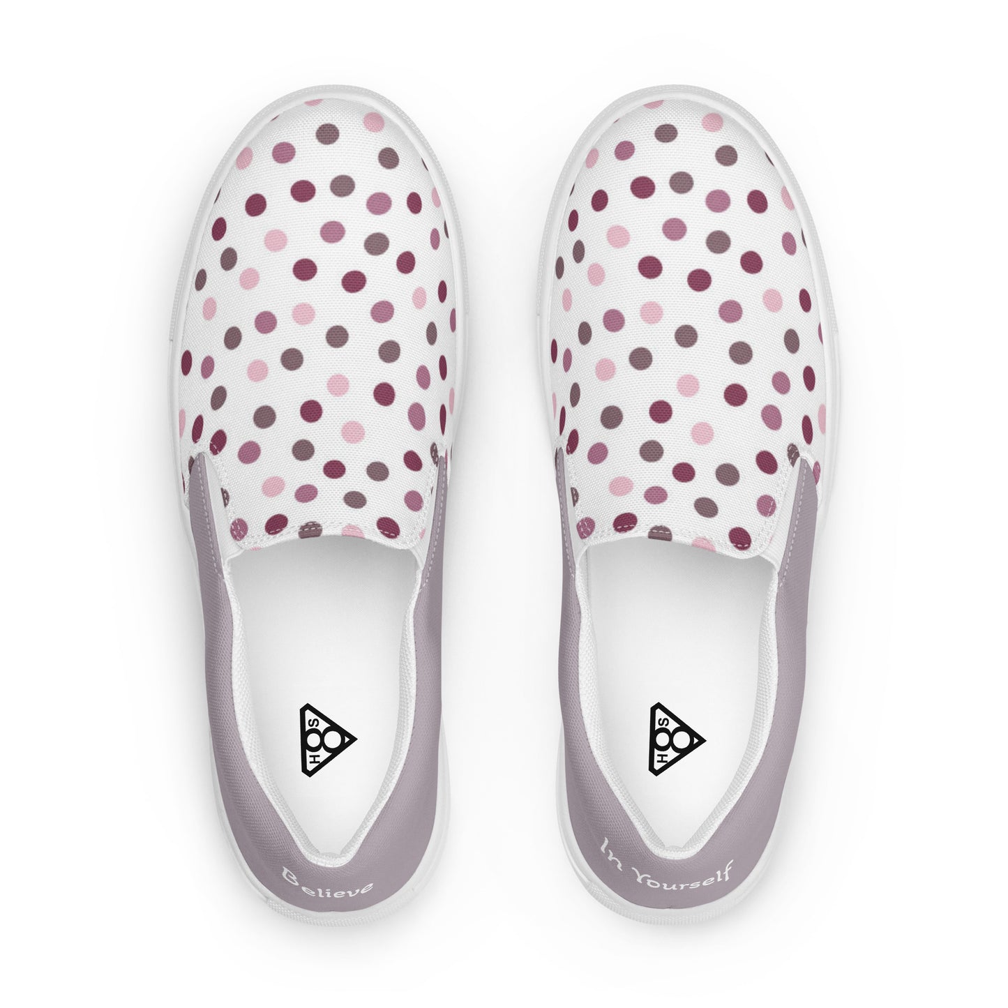 Women’s slip-on canvas shoes (Believe In Yourself)