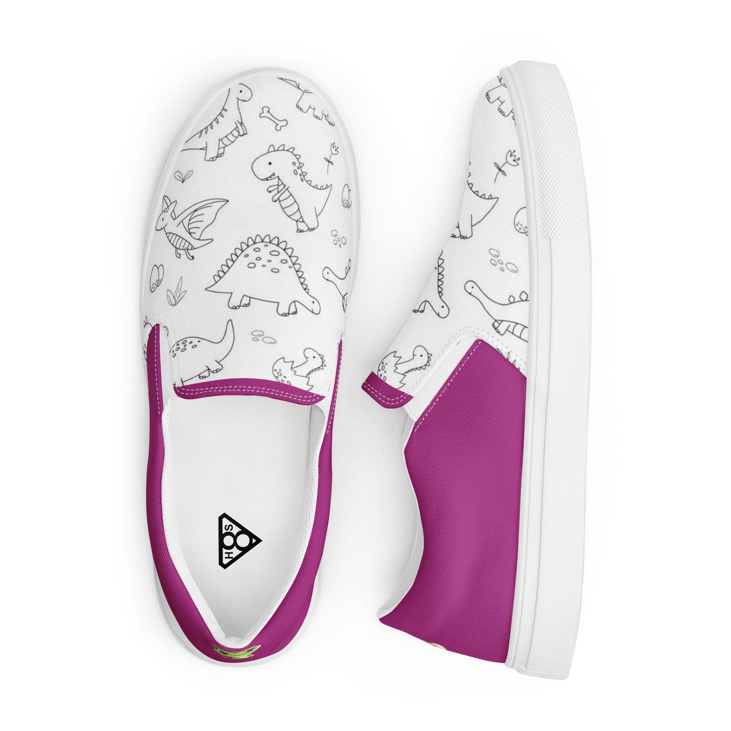 Women’s slip-on canvas shoes (T-Rex)