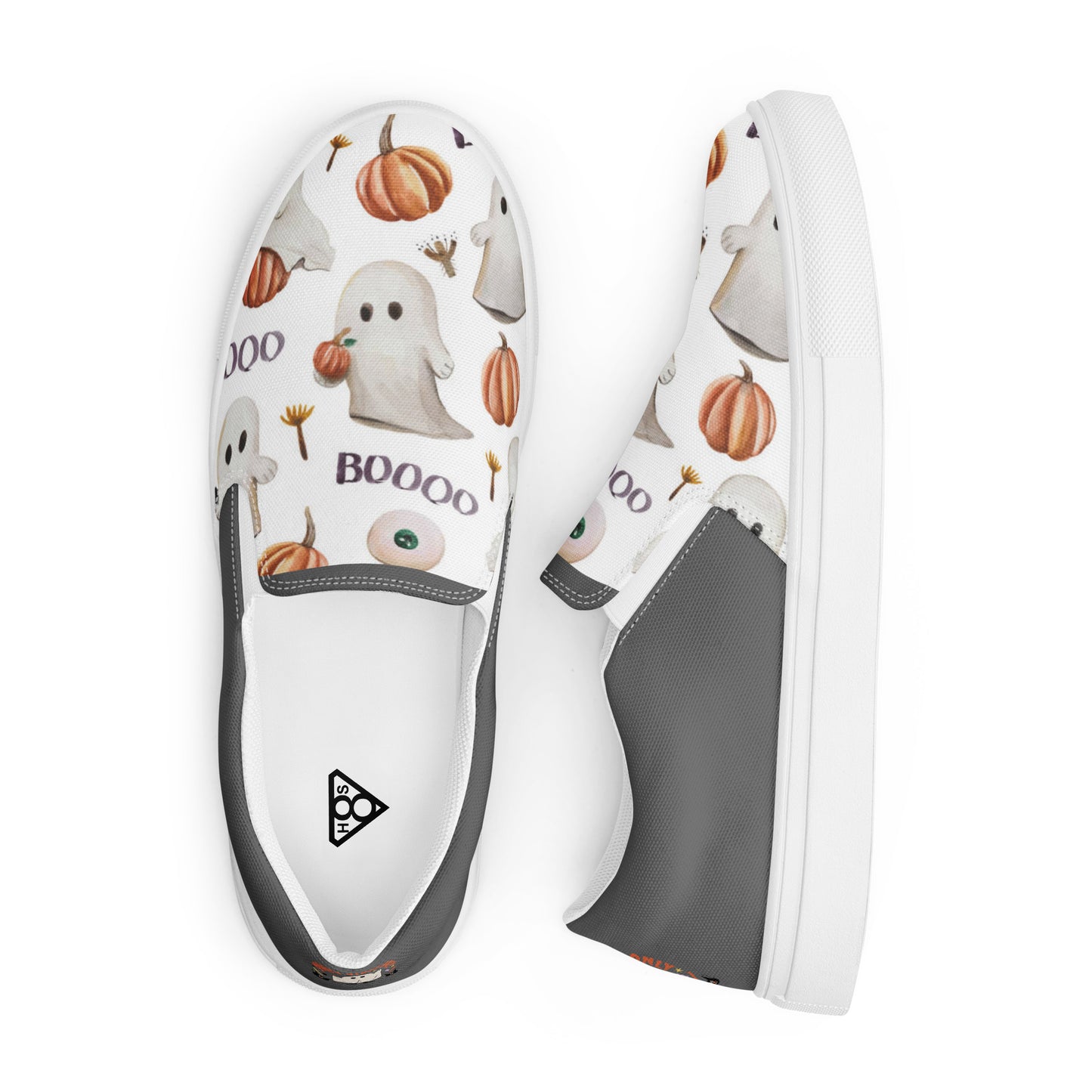 Women’s slip-on canvas shoes (Halloween 4- Spooky Vibes)