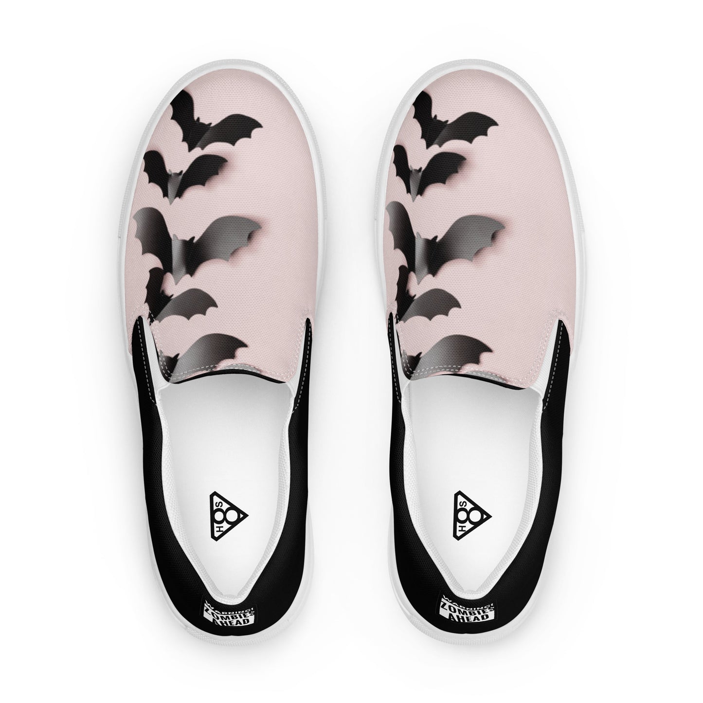 Women’s slip-on canvas shoes (Halloween 3- Warning Zombies)