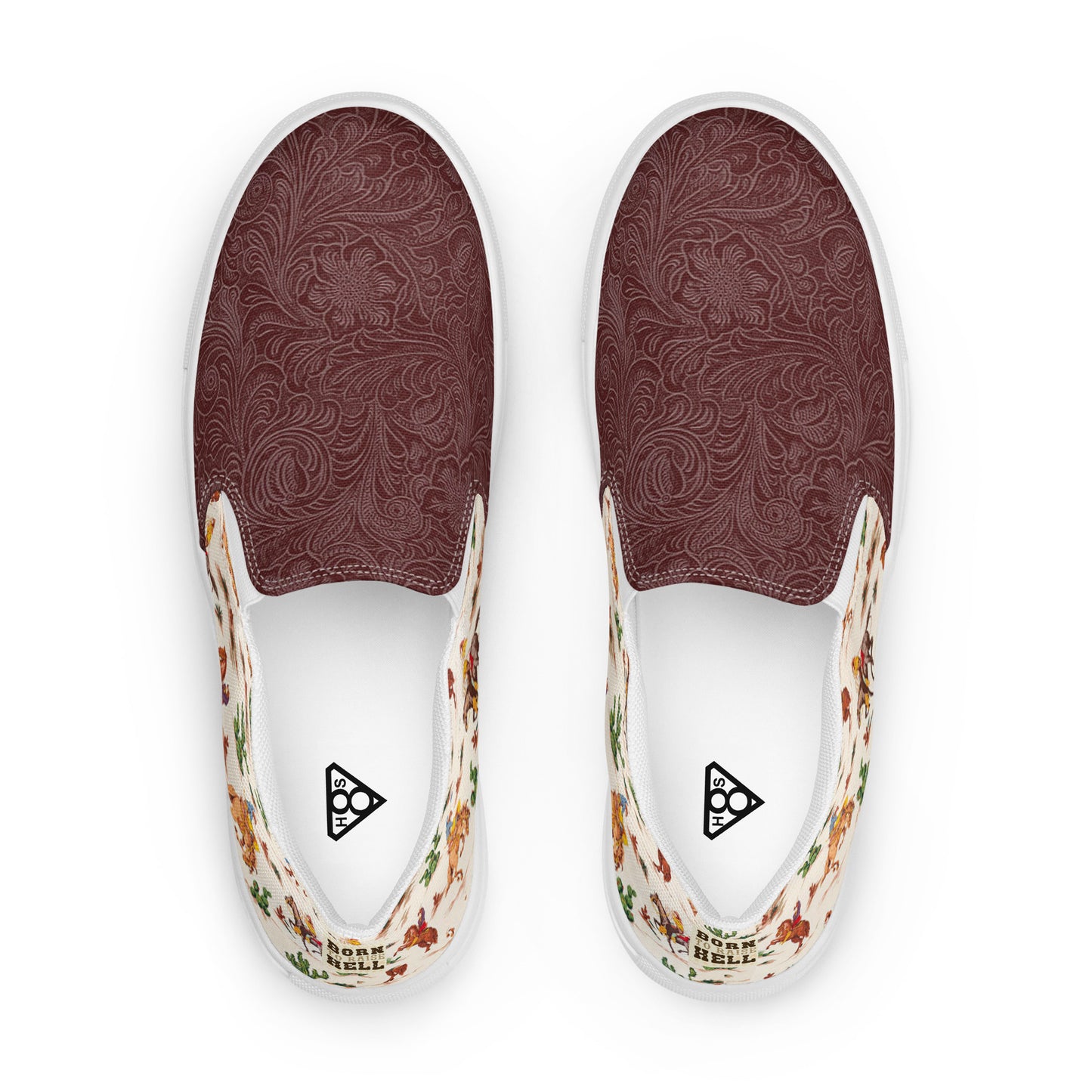 Women’s slip-on canvas shoes (Born To Raise Hell)